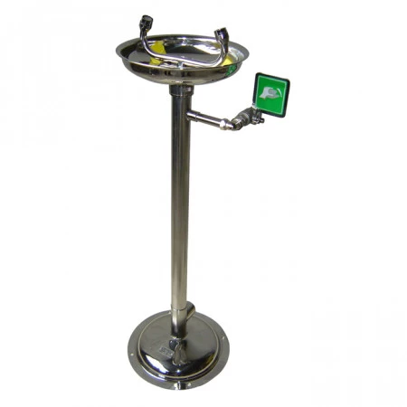 Fontaine rince yeux sur pied en inox Fontaine rince yeux sur pied en inox