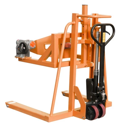 Chariot élévateur pour fûts 600 F. Coloris orange Chariot élévateur pour fûts 600 F. Coloris orange