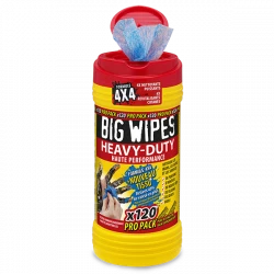 Pot de lingettes nettoyantes pour mains