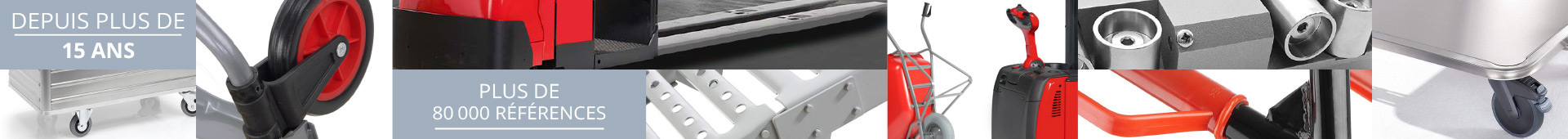 Gammes Chariots à plateaux