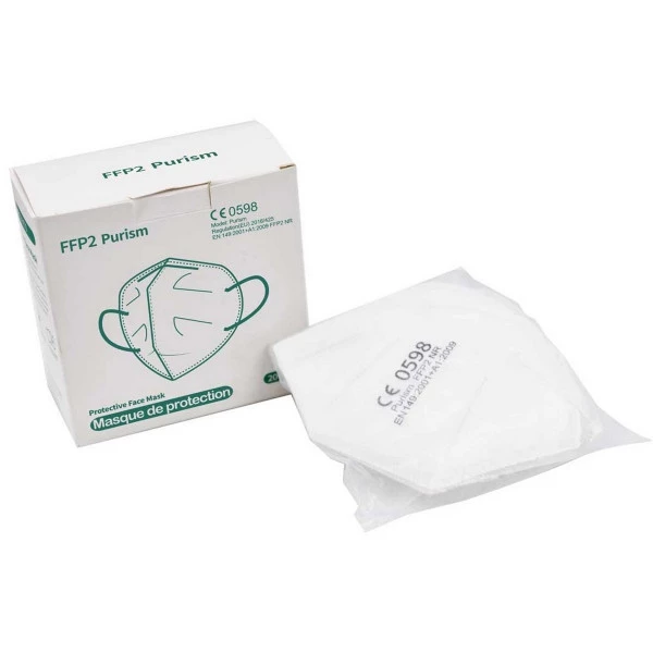 Masque de protection respiratoire FFP2 - Bec de canard - Blanc