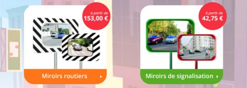 Miroirs de sécurité