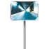 Miroir de signalisation - Avec fixation universelle pour murs et poteaux Miroir de signalisation - Avec fixation universelle pour murs et poteaux