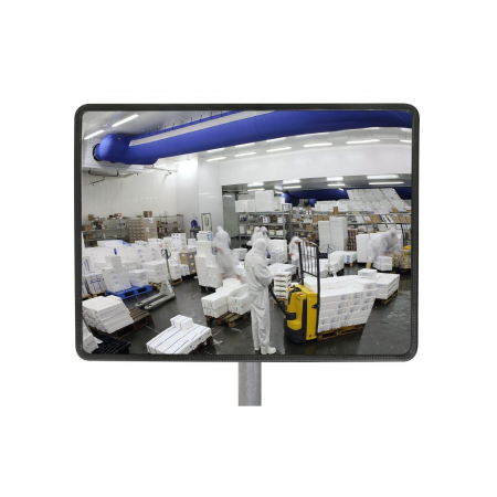 Miroir de signalisation multi-usages - Miroir disponible en forme rectangulaire Miroir de signalisation multi-usages - Miroir disponible en forme rectangulaire
