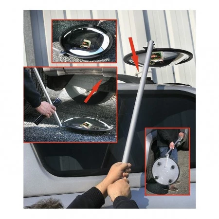 Miroir d'inspection sur roulettes Miroir d'inspection sur roulettes