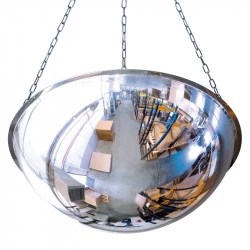 Boules De Miroir Demi-sphère En Acier Inoxydable - Décoration De Jardin élégante