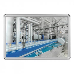 Miroir plat « anti bris de verre »