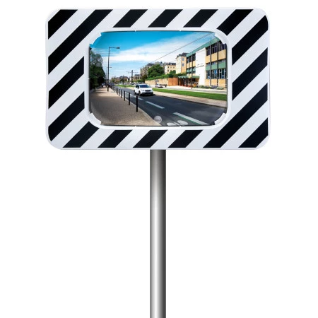 Miroir de sécurité routière -
Améliore la visibilité des automobilistes aux intersections dangereuses, notamment celles avec un stop Miroir de sécurité routière -
Améliore la visibilité des automobilistes aux intersections dangereuses, notamment celles avec un stop
