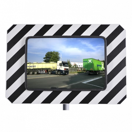 Miroir routier conforme -Vision à 90° pour le contrôle dans 2 directions