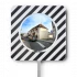 Miroir routier conforme - Cadre en PVC rigide expansé de 10 mm d'épaisseur - Avec fixation universelle Miroir routier conforme - Cadre en PVC rigide expansé de 10 mm d'épaisseur - Avec fixation universelle