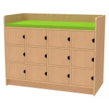 Meuble de déshabillage à casiers avec ou sans portes Meuble de déshabillage à casiers avec ou sans portes