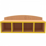 Banc avec 4 ou 6 casiers Banc avec 4 ou 6 casiers