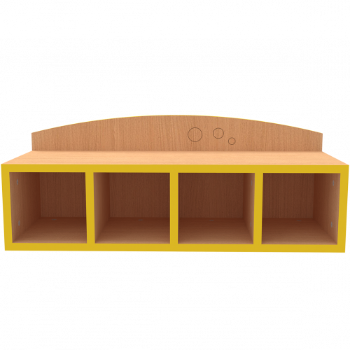 Banc avec 4 ou 6 casiers
