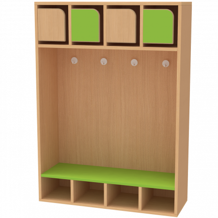 Banc avec casier