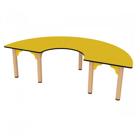 Table demie-lune pour crèche