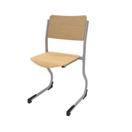 Chaise scolaire appui table et réglable en hauteur