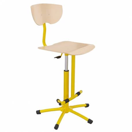 Chaise scolaire pour travaux pratiques