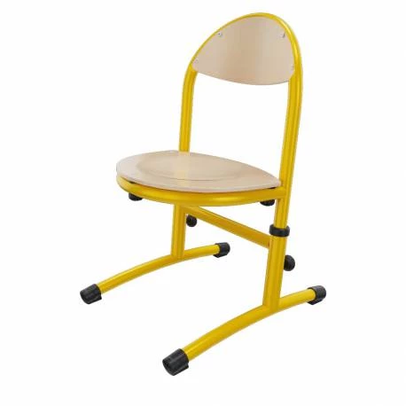 Chaise scolaire réglable et empilable