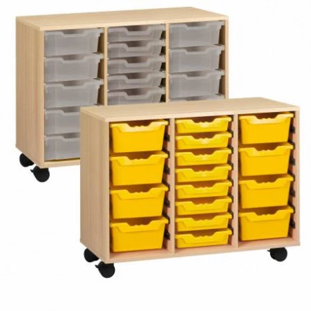Meuble de classe avec bacs de rangements Meuble de classe avec bacs de rangements