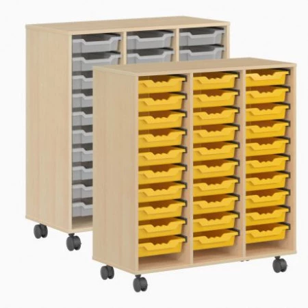 Meuble de classe avec bacs de rangements Meuble de classe avec bacs de rangements