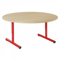 Table d'école maternelle réglable