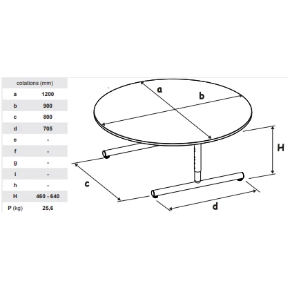 Table d'école maternelle réglable Table d'école maternelle réglable