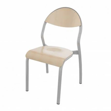 Chaise d'écolier en bois hêtre avec embout anti-bruit Chaise d'écolier en bois hêtre avec embout anti-bruit