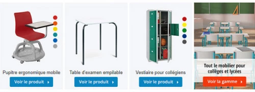 Mobilier scolaire