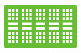 Palette avec plateau ajouré