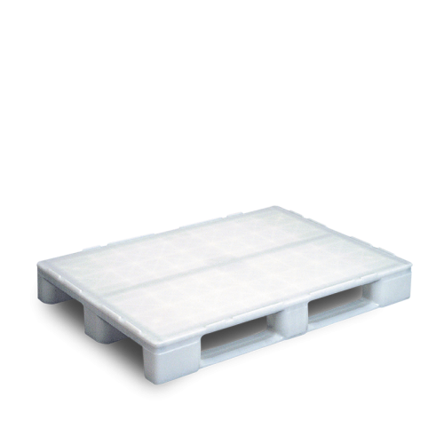 Palette plastique 1200 x 1000 hygiénique pleine renforcée