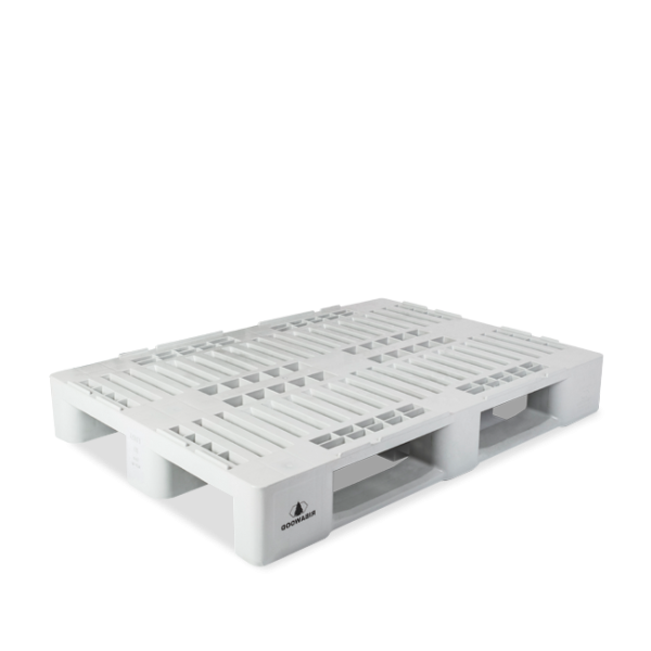 Palette En Plastique Cenni 1200x800 Mm – 3 Semelles, Charge Dynamique 1000 Kg, Fabriquée En Italie - 4