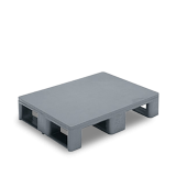 Demi-palette plastique 800 x 600 hygiénique pleine pour contact alimentaire Demi-palette plastique 800 x 600 hygiénique pleine pour contact alimentaire