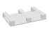 Demi-palette plastique 800 x 600 hygiénique pleine pour contact alimentaire Demi-palette plastique 800 x 600 hygiénique pleine pour contact alimentaire