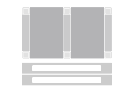 Demi-palette plastique 800 x 600 hygiénique pleine pour contact alimentaire Demi-palette plastique 800 x 600 hygiénique pleine pour contact alimentaire