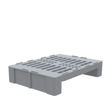 Demi-palette plastique H2 800 x 600 hygiénique pleine Demi-palette plastique H2 800 x 600 hygiénique pleine