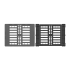 Demi-palette plastique H2 800 x 600 hygiénique pleine Demi-palette plastique H2 800 x 600 hygiénique pleine