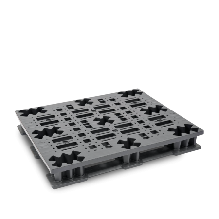 Palette plastique 1200 x 1000 emboîtable pour exportation et stockage Palette plastique 1200 x 1000 emboîtable pour exportation et stockage