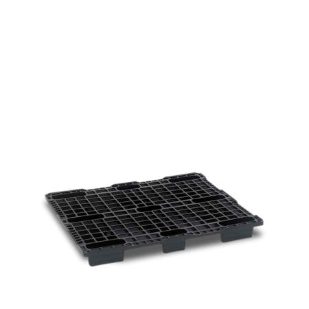 Palette plastique 1200x1000 légère et ergonomique ajourée