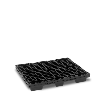 Palette plastique 1200x1000 légère et ergonomique ajourée Palette plastique 1200x1000 légère et ergonomique ajourée
