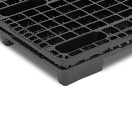 Palette plastique 1200x1000 légère et ergonomique ajourée Palette plastique 1200x1000 légère et ergonomique ajourée