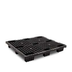 Palette plastique 1200x1000 one-way ajourée en PEHD