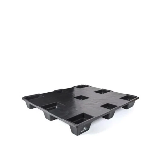 Palette plastique 1200x1000 one-way pleine pour exportation