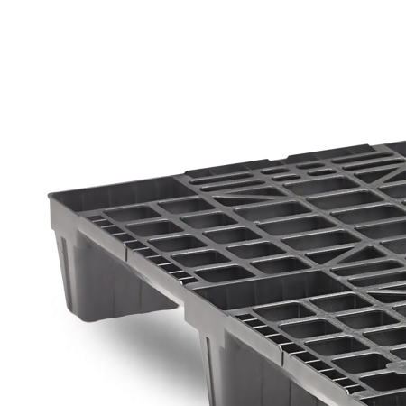 Palette plastique 1200x1000 perdue industrielle ajourée Palette plastique 1200x1000 perdue industrielle ajourée