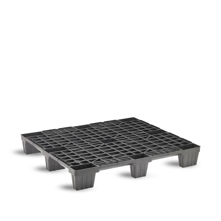 Palette plastique 1200x1000 perdue industrielle ajourée Palette plastique 1200x1000 perdue industrielle ajourée