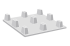 Palette plastique 1200x1000 perdue industrielle ajourée Palette plastique 1200x1000 perdue industrielle ajourée
