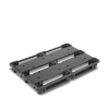 Palette plastique 1200x800 Europe emboîtable et rackable