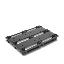 Palette plastique 1200x800 Europe emboîtable et rackable