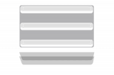 Palette plastique 1200x800 Europe emboîtable et rackable