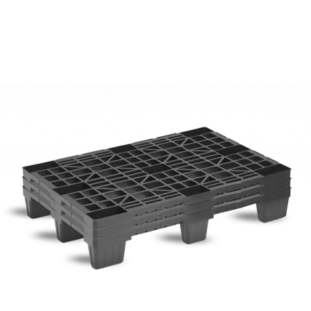 Palette plastique 1200x800 one-way ajourée pour export Palette plastique 1200x800 one-way ajourée pour export