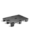 Palette plastique 1200x800 pleine pour l'exportation